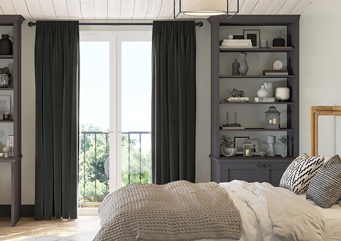 Ultra Luxe Velvet, Black - Made to Measure Curtains - Image 3